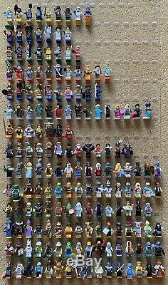 Lego Collectable Minifigures Bundle Series 1-15 + Custom Display Stand Very Rare