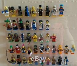 Lego Collectable Minifigures Bundle Series 1-15 + Custom Display Stand Very Rare