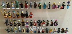 Lego Collectable Minifigures Bundle Series 1-15 + Custom Display Stand Very Rare