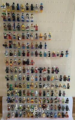 Lego Collectable Minifigures Bundle Series 1-15 + Custom Display Stand Very Rare