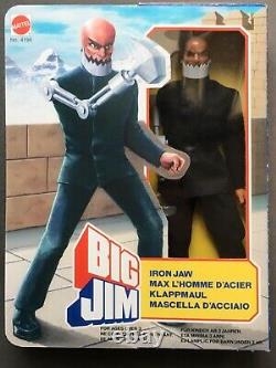 MIB Rare Mattel Big Jim Spy Iron Jaw Custom Dentos Trap Jaw James Bond 007 Box