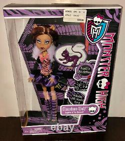 MONSTER HIGH Doll Clawdeen Wolf Original Favorites 2013 New in Box Never Opened