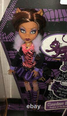 MONSTER HIGH Doll Clawdeen Wolf Original Favorites 2013 New in Box Never Opened