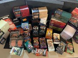 Magic the Gathering Collection Lot Sealed Booster Deck Box Sleeves MTG Modern