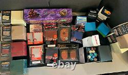 Magic the Gathering Collection Lot Sealed Booster Deck Box Sleeves MTG Modern