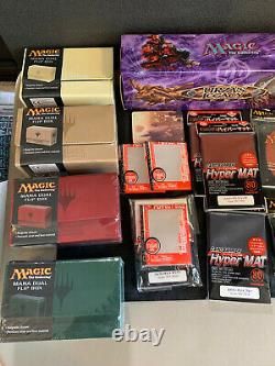 Magic the Gathering Collection Lot Sealed Booster Deck Box Sleeves MTG Modern