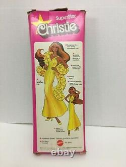 Mattel Rare Vintage 1976 Superstar Christie 9950 In Box