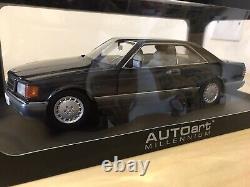 Mercedes Benz 500 Sec W126 C126 Autoart 1/18 Black Ultra Rare Brand New Boxed