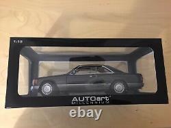 Mercedes Benz 500 Sec W126 C126 Autoart 1/18 Black Ultra Rare Brand New Boxed