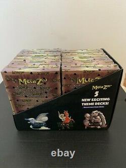 Metazoo Nightfall 1st edition Set Of 5 Theme Decks X 2! Rare Meta Zoo Display