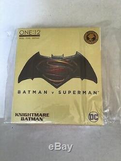 Mezco one12 Nightmare Batman Batman V Superman mint in box RARE