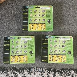 Micro Machines Aliens complete set Galoob New Boxed 1 2 3 Vintage Rare Alien