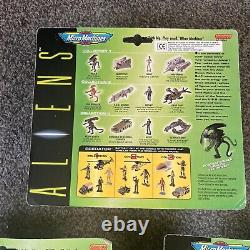 Micro Machines Aliens complete set Galoob New Boxed 1 2 3 Vintage Rare Alien