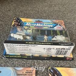 Micro Machines Aliens complete set Galoob New Boxed 1 2 3 Vintage Rare Alien