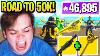 Mongraal Flexes Rarest Pickaxe On Road To 50 000 Arena Points