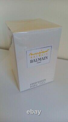 Monsieur Balmain 100ml EAU DE TOILETTE EDT Rare Discontinued New Boxed Vintage