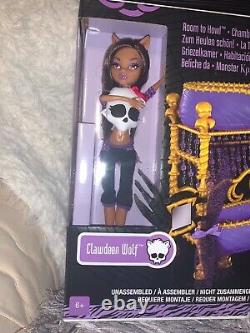 Monster High Clawdeen Room To Howl Playset -rare- -bnib