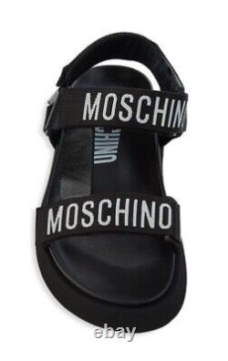 Moschino Logo Sandals Rare Size 11! New With Box