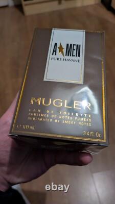 Mugler AMen Pure Havane 100ml Brand New Boxed & Sealed rare discontinued