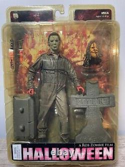 NECA Michael Myers Action Figure Rob Zombie's Halloween 2007 (RARE) Collectors