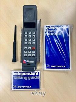 NEW BOXED Motorola Independent Vintage Brick Mobile Phone Rare Collectors