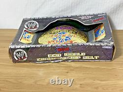 NEW BOXED RARE WWE ECW Rare World Heavyweight Championship Belt 2007 JAKKS Belt