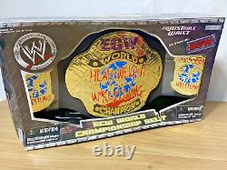 NEW BOXED RARE WWE ECW Rare World Heavyweight Championship Belt 2007 JAKKS Belt