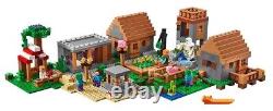 NEW LEGO 21128 Minecraft The Village Rare Retired Set Fast UPS Shipping