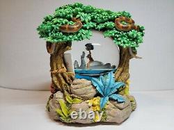 (NEW MINT RARE BOXED) Disney Jungle Book Musical Snow Globe The Bear Necessities