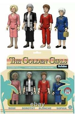 NYCC 2016 FUNKO ReAction The Golden Girls 4 Pack Rose Dorothy Blanche Pop RARE