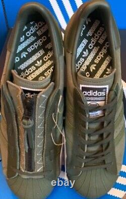 New. Adidas x Neigborhood Superstar. Olive. UK 8.5 tags and OG box. GX1401 rare