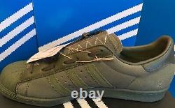 New. Adidas x Neigborhood Superstar. Olive. UK 8.5 tags and OG box. GX1401 rare