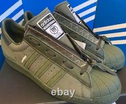 New. Adidas x Neigborhood Superstar. Olive. UK 8.5 tags and OG box. GX1401 rare