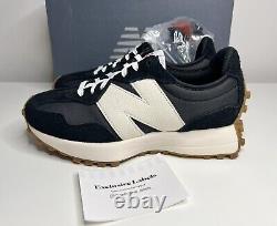 New Balance 327 Trainers Black Gum Moonbeam Size Uk 4 (w)? Rare Authentic