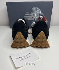 New Balance 327 Trainers Black Gum Moonbeam Size Uk 4 (w)? Rare Authentic