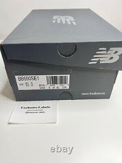 New Balance 550 White Red Size 8 Uk Trainers? New Authentic Rare Deadstock