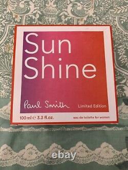 New & Boxed Paul Smith Sunshine 2018 100ml EDT Women Perfume Rare