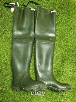 New Boxed Rare Gates Hunter Rubber Waders Gummistiefel Coursefisher UK 4