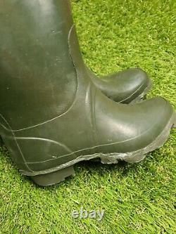 New Boxed Rare Gates Hunter Rubber Waders Gummistiefel Coursefisher UK 4