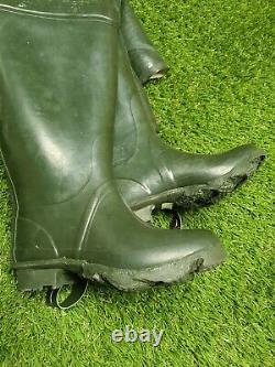 New Boxed Rare Gates Hunter Rubber Waders Gummistiefel Coursefisher UK 4