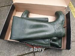 New Boxed Rare Gates Hunter Rubber Waders Gummistiefel Coursefisher UK 7