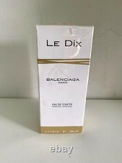 New-Boxed-Unopened- BALENCIAGA PARIS LE DIX 3.4oz 100ml. EAU DE TOILETTE-RARE