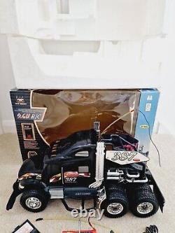 New Bright Peterbilt RC Model 387 Racing Rig Semi Truck 112 Scale Boxed RARE