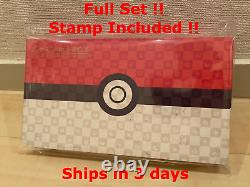 New DHL Full Set Sealed with stamp sheet Pokemon Japan Post Stamp Box