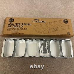 New In Box AGA COOKSHOP AGA Mini raised Pie Moulds Make 6 Pies Rare Fantastic