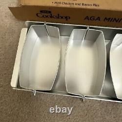 New In Box AGA COOKSHOP AGA Mini raised Pie Moulds Make 6 Pies Rare Fantastic