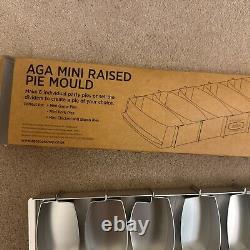 New In Box AGA COOKSHOP AGA Mini raised Pie Moulds Make 6 Pies Rare Fantastic