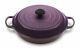 New In Box Le Creuset Cassis Purple Cast Iron Braiser 3.5 Qt Rare