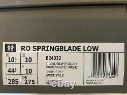 New In Box Rare Rick Owens X Adidas Springblade Silver Size U. K. 10