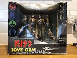 New KISS Love Gun Deluxe Stage Figures 2004 McFarlane RARE